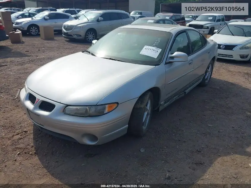 2003 Pontiac Grand Prix Gt VIN: 1G2WP52K93F109564 Lot: 42157024