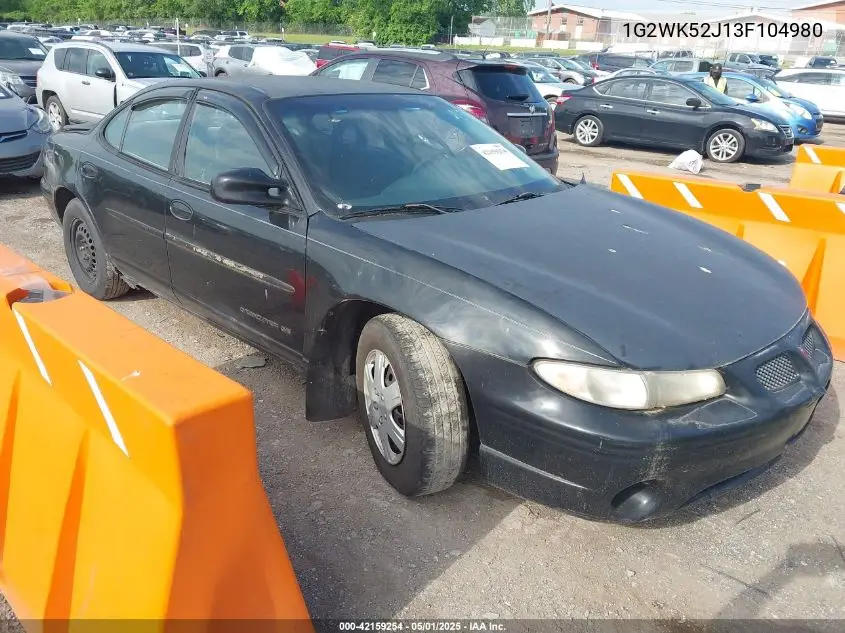 2003 Pontiac Grand Prix Se VIN: 1G2WK52J13F104980 Lot: 42159254
