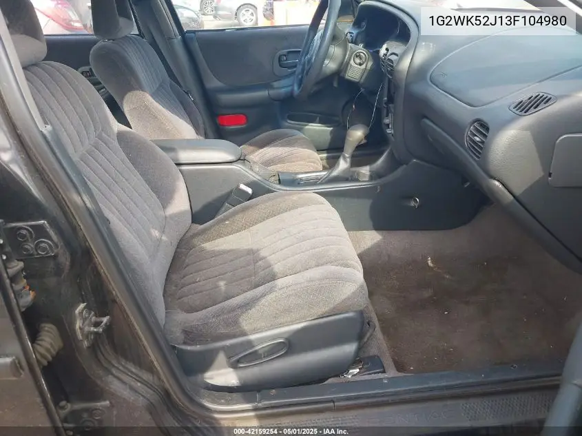 2003 Pontiac Grand Prix Se VIN: 1G2WK52J13F104980 Lot: 42159254