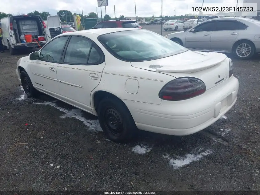 2003 Pontiac Grand Prix Se VIN: 1G2WK52J23F145733 Lot: 42213137