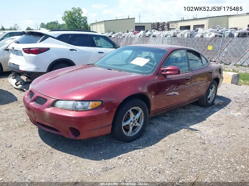 2003 Pontiac Grand Prix Se VIN: 1G2WK52J53F175485 Lot: 42632597