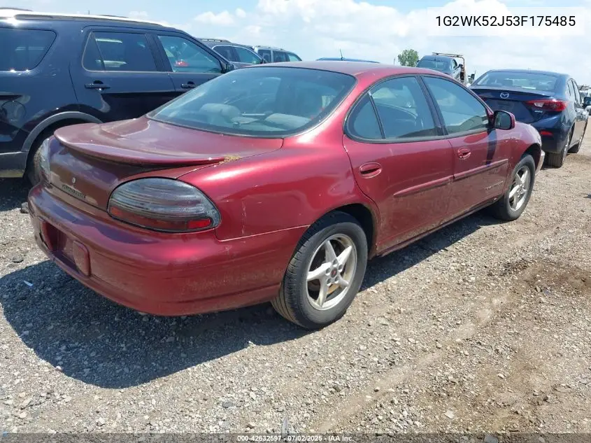 2003 Pontiac Grand Prix Se VIN: 1G2WK52J53F175485 Lot: 42632597