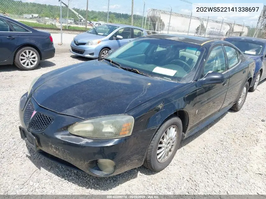 2004 Pontiac Grand Prix Gt2 VIN: 2G2WS522141338697 Lot: 42209774
