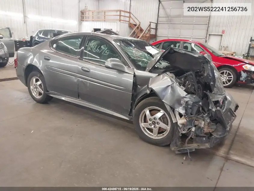 2004 Pontiac Grand Prix Gt2 VIN: 2G2WS522241256736 Lot: 42486715