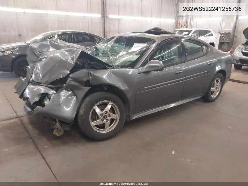 2004 Pontiac Grand Prix Gt2 VIN: 2G2WS522241256736 Lot: 42486715