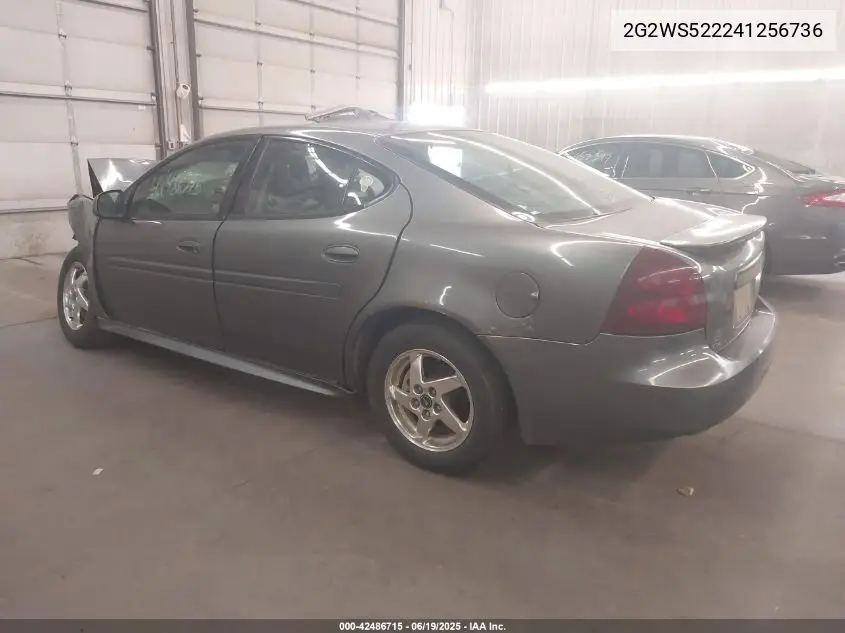 2004 Pontiac Grand Prix Gt2 VIN: 2G2WS522241256736 Lot: 42486715