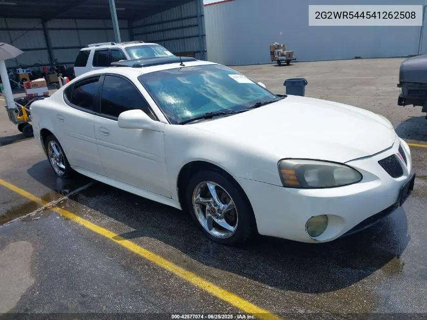 2004 Pontiac Grand Prix Gtp VIN: 2G2WR544541262508 Lot: 42577074