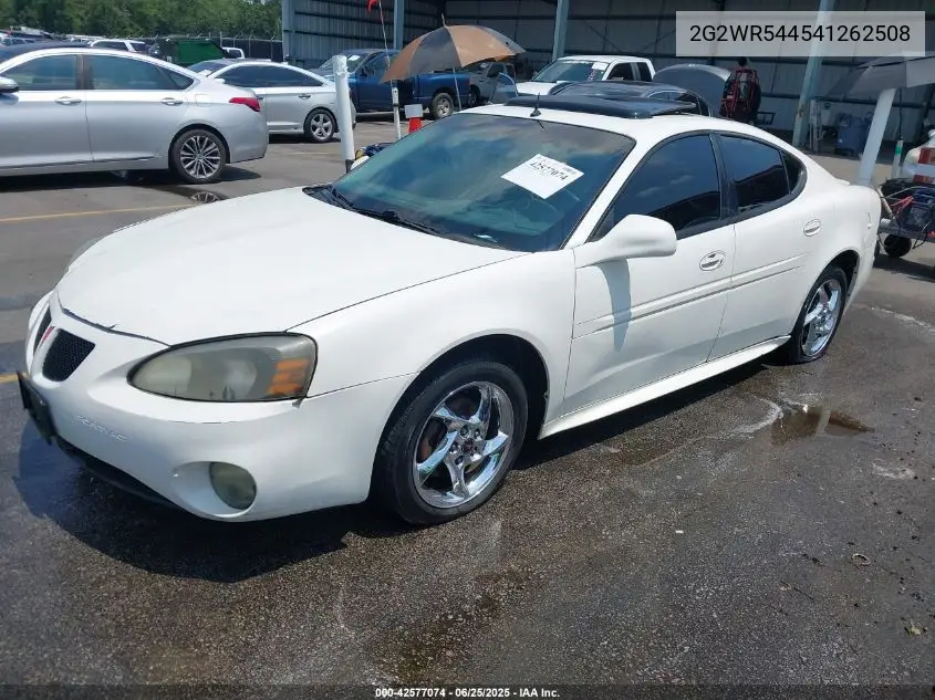 2004 Pontiac Grand Prix Gtp VIN: 2G2WR544541262508 Lot: 42577074
