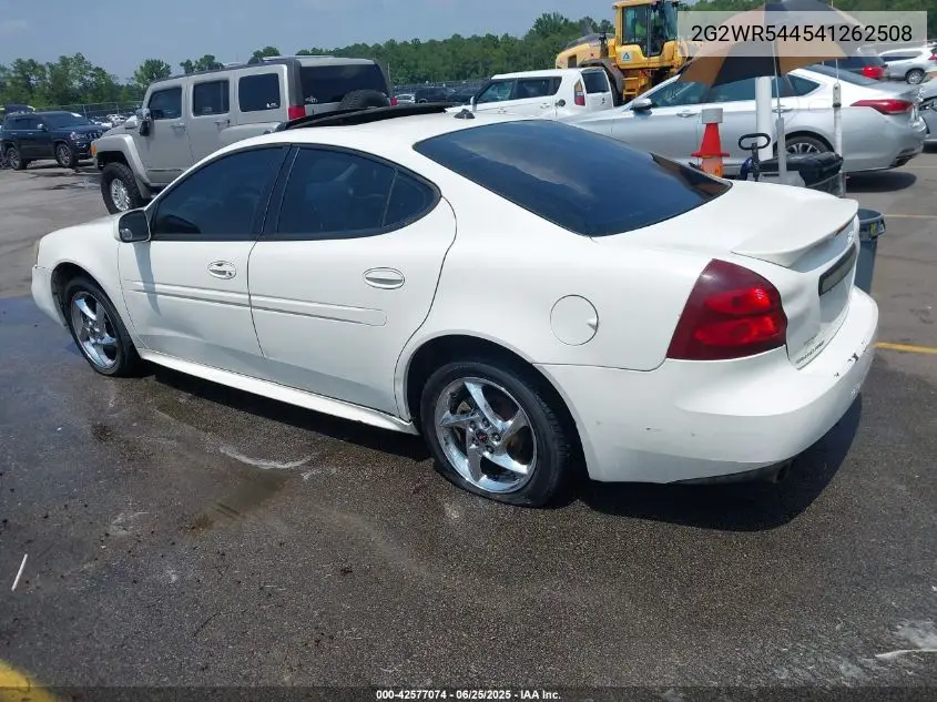 2004 Pontiac Grand Prix Gtp VIN: 2G2WR544541262508 Lot: 42577074