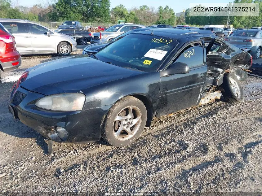 2g2wr544541375214 2G2WR544541375214 2004 Pontiac Grand Prix Gtp