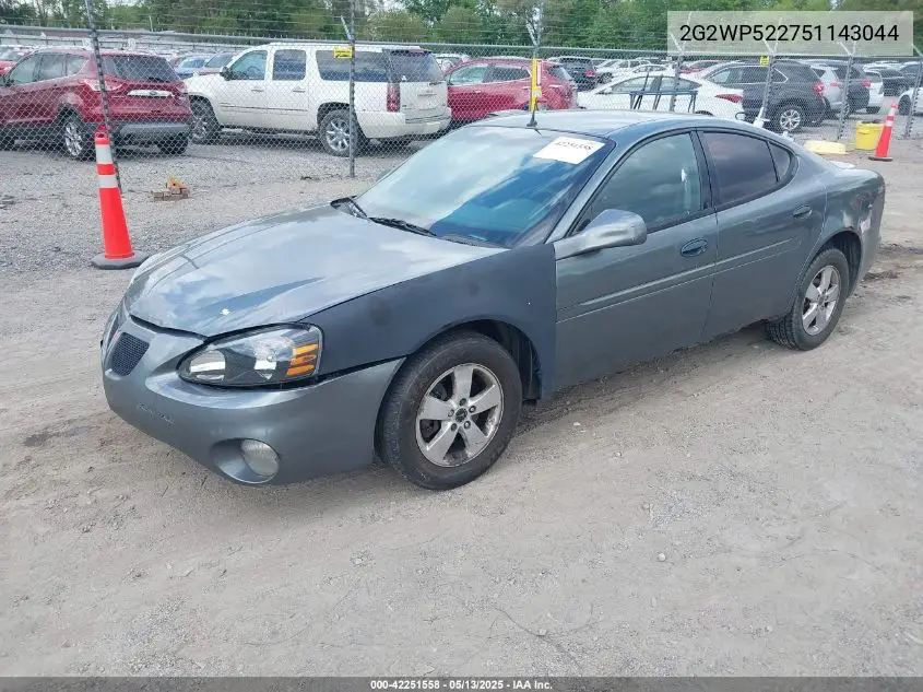 2005 Pontiac Grand Prix VIN: 2G2WP522751143044 Lot: 42251558