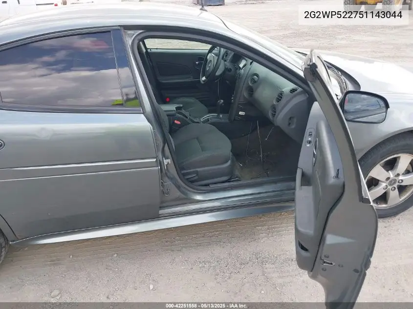 2005 Pontiac Grand Prix VIN: 2G2WP522751143044 Lot: 42251558