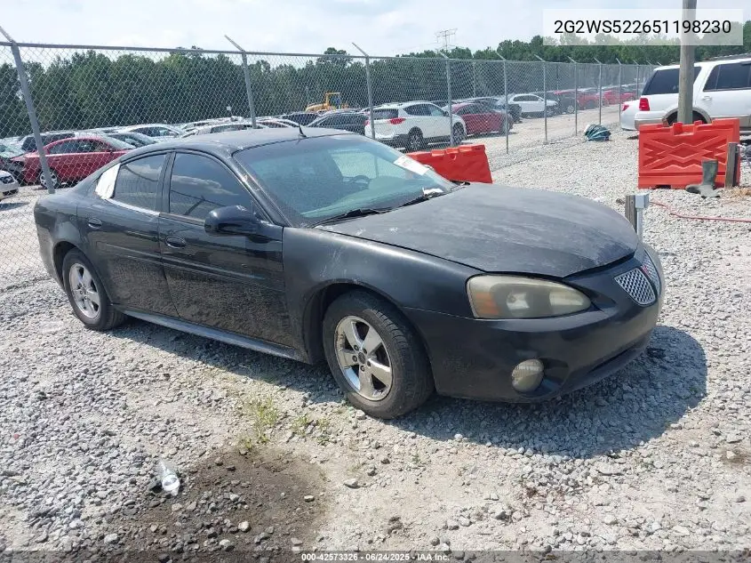 2005 Pontiac Grand Prix Gt VIN: 2G2WS522651198230 Lot: 42573326