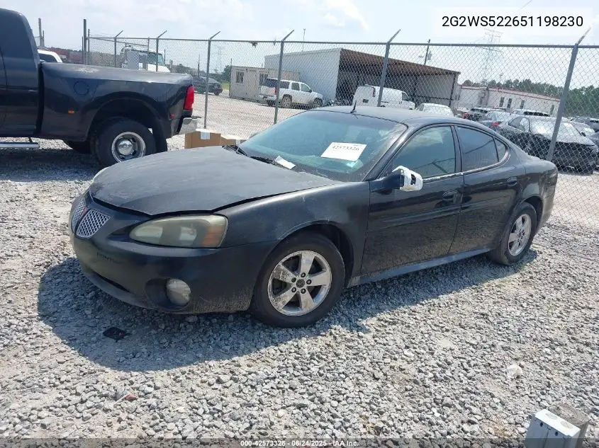 2005 Pontiac Grand Prix Gt VIN: 2G2WS522651198230 Lot: 42573326