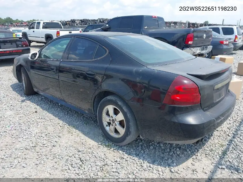 2005 Pontiac Grand Prix Gt VIN: 2G2WS522651198230 Lot: 42573326