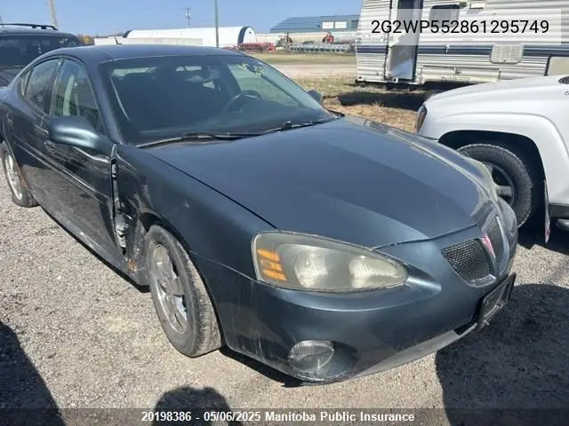 2006 Pontiac Grand Prix VIN: 2G2WP552861295749 Lot: 20198386