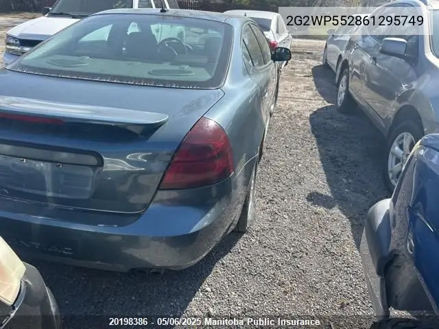 2006 Pontiac Grand Prix VIN: 2G2WP552861295749 Lot: 20198386