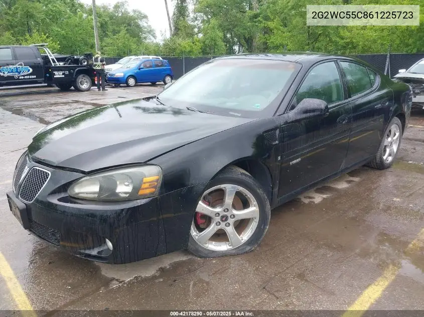 2006 Pontiac Grand Prix Gxp VIN: 2G2WC55C861225723 Lot: 42178290