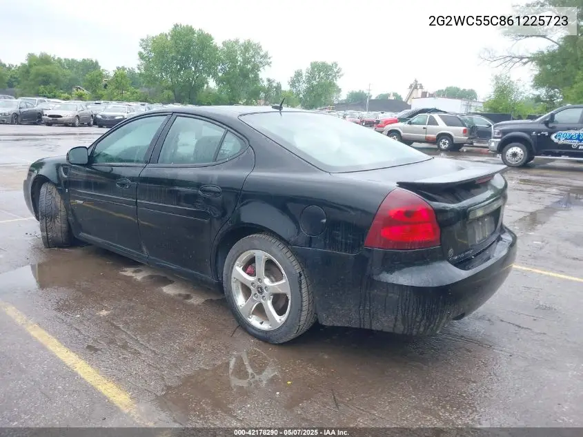 2006 Pontiac Grand Prix Gxp VIN: 2G2WC55C861225723 Lot: 42178290
