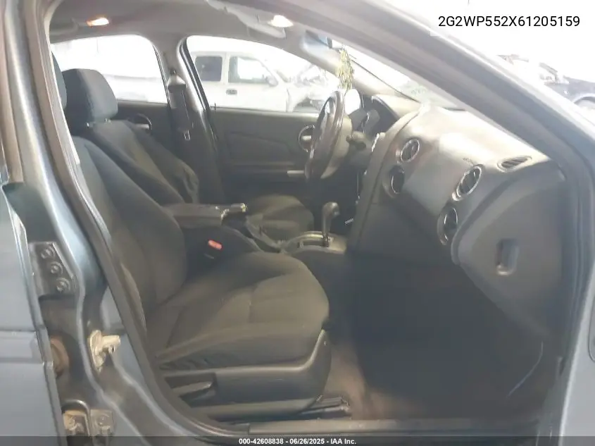 2006 Pontiac Grand Prix VIN: 2G2WP552X61205159 Lot: 42608838