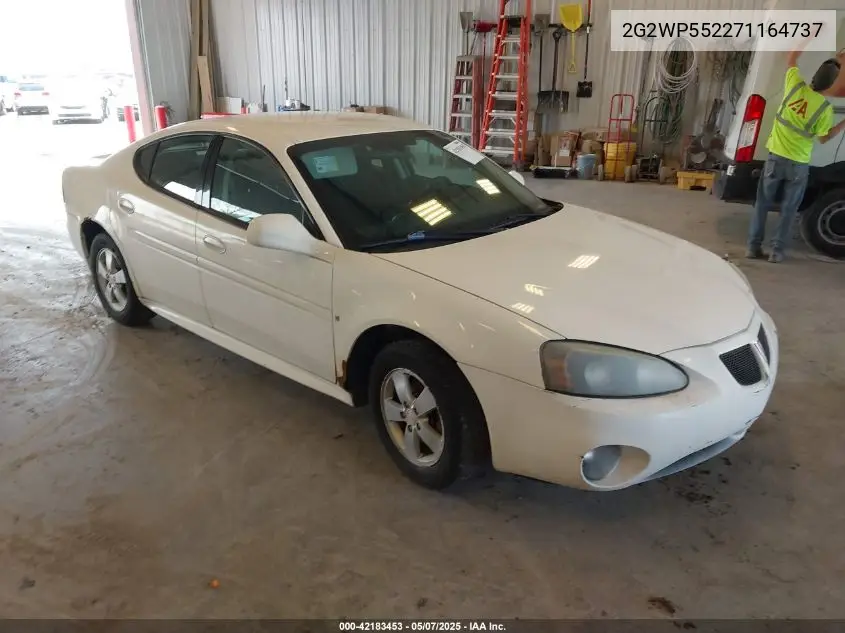 2007 Pontiac Grand Prix VIN: 2G2WP552271164737 Lot: 42183453