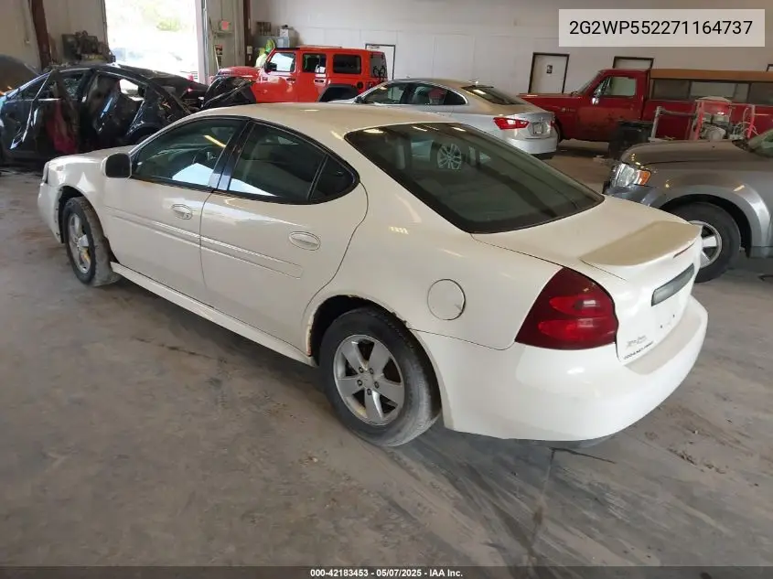 2007 Pontiac Grand Prix VIN: 2G2WP552271164737 Lot: 42183453
