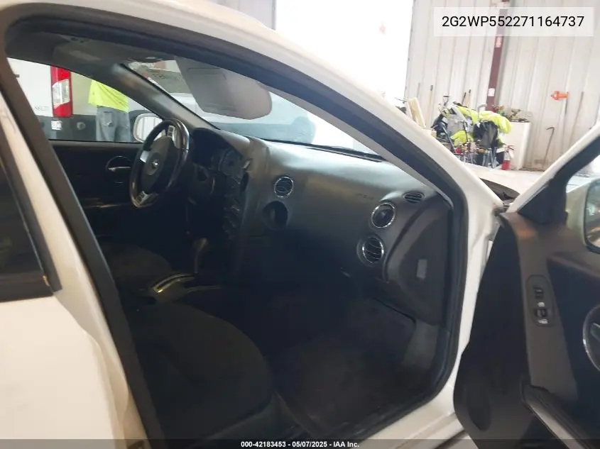2007 Pontiac Grand Prix VIN: 2G2WP552271164737 Lot: 42183453