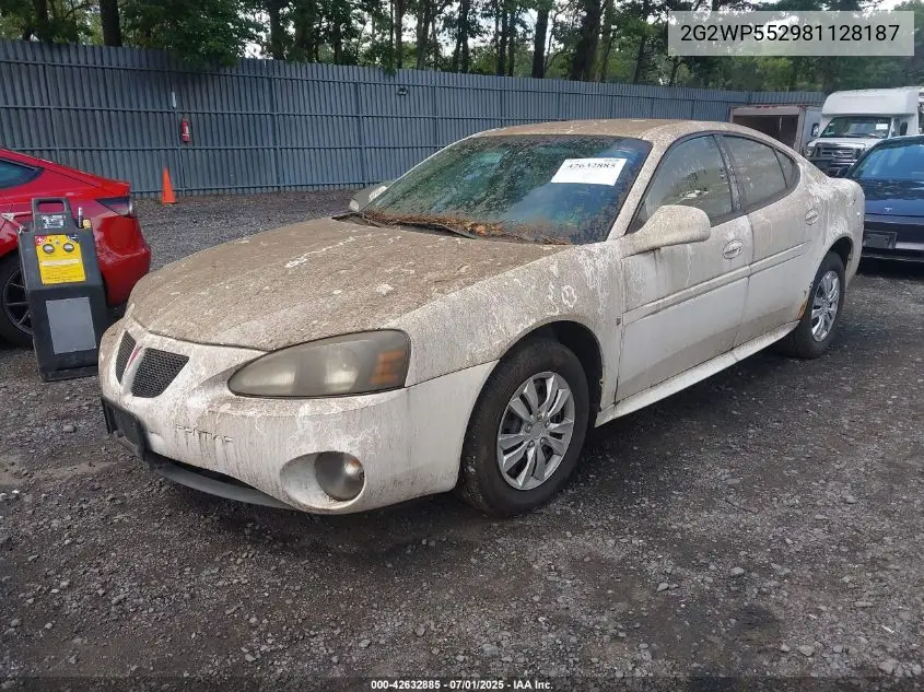 2G2WP552981128187 2008 Pontiac Grand Prix