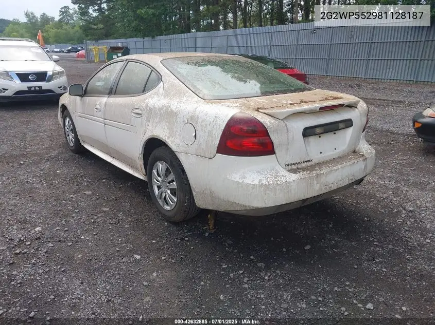 2G2WP552981128187 2008 Pontiac Grand Prix