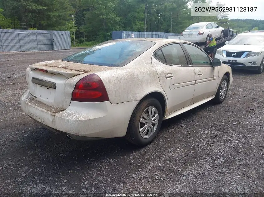 2G2WP552981128187 2008 Pontiac Grand Prix
