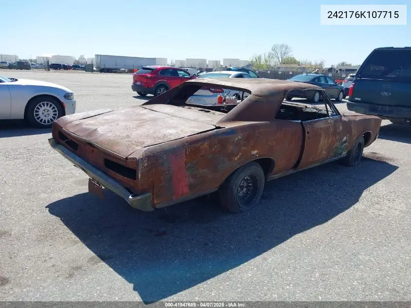 1966 Pontiac Gto VIN: 242176K107715 Lot: 41947689
