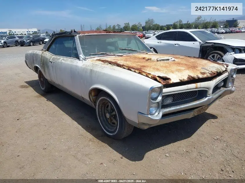 1967 Pontiac Gto VIN: 242177K141974 Lot: 42071693