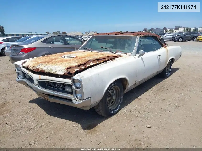 1967 Pontiac Gto VIN: 242177K141974 Lot: 42071693