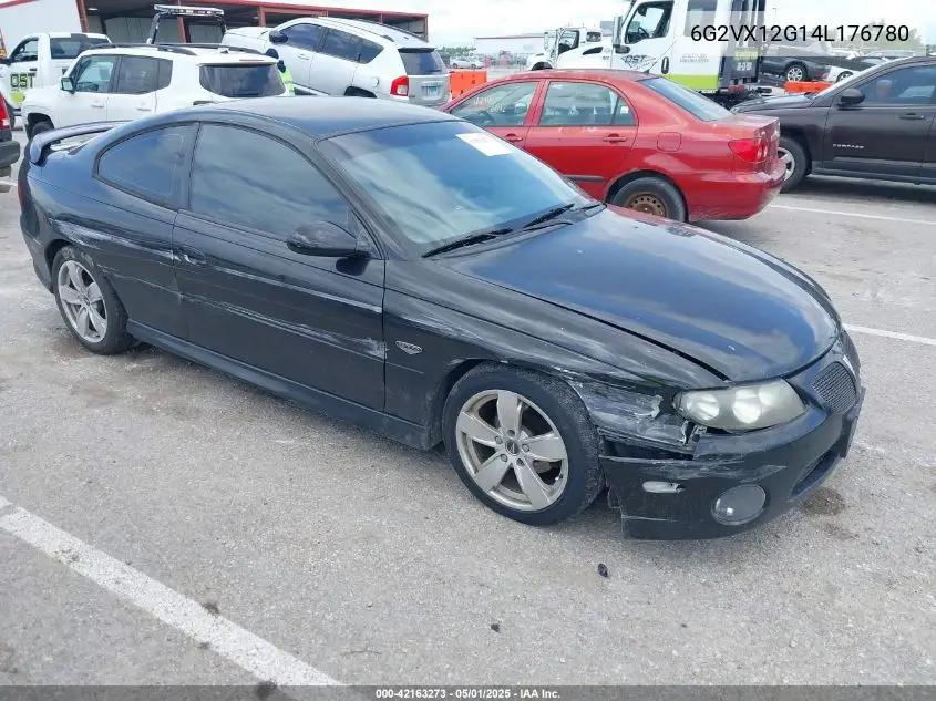 2004 Pontiac Gto VIN: 6G2VX12G14L176780 Lot: 42163273