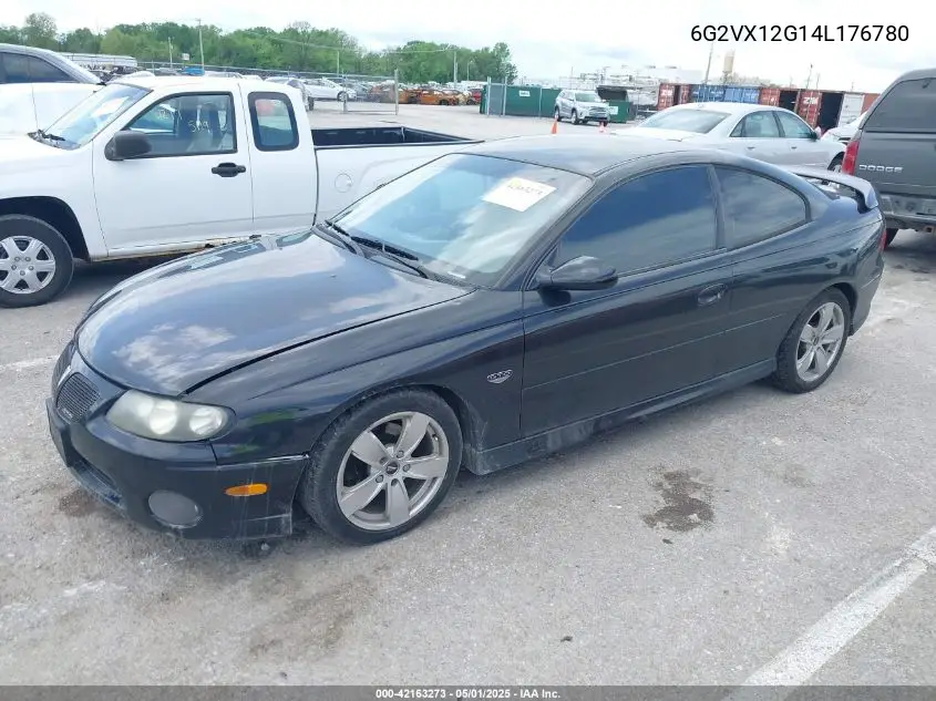 2004 Pontiac Gto VIN: 6G2VX12G14L176780 Lot: 42163273