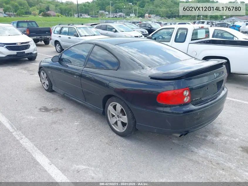 2004 Pontiac Gto VIN: 6G2VX12G14L176780 Lot: 42163273