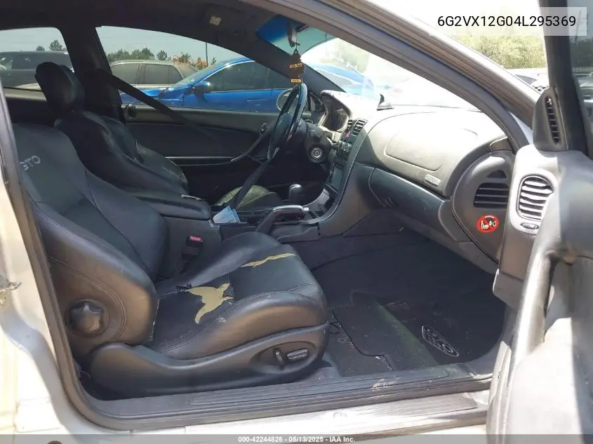 2004 Pontiac Gto VIN: 6G2VX12G04L295369 Lot: 42244826