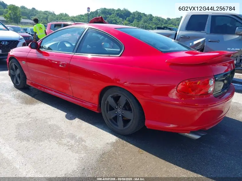 2004 Pontiac Gto VIN: 6G2VX12G44L256784 Lot: 42351209