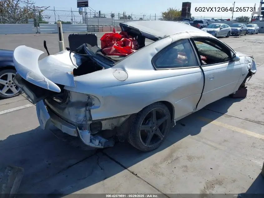 2004 Pontiac Gto VIN: 6G2VX12G64L265731 Lot: 42379591