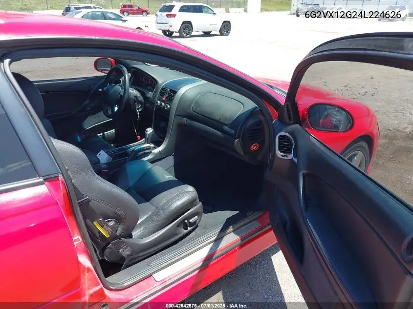 2004 Pontiac Gto VIN: 6G2VX12G24L224626 Lot: 42642876