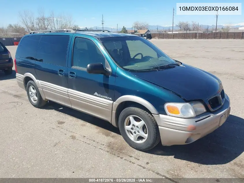 1999 Pontiac Montana VIN: 1GMDX03E0XD166084 Lot: 41872976