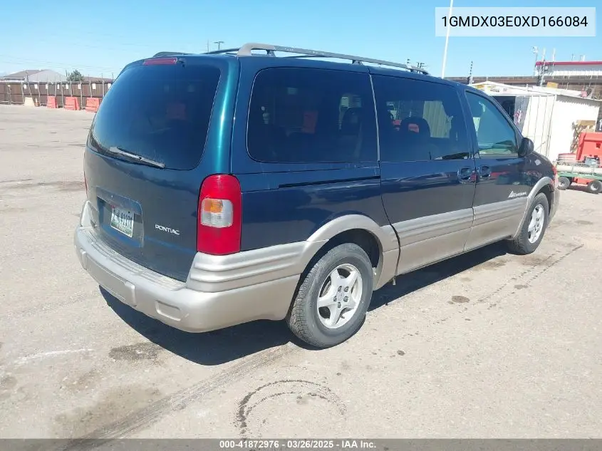 1999 Pontiac Montana VIN: 1GMDX03E0XD166084 Lot: 41872976
