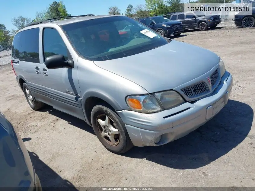 2001 Pontiac Montana N16 W/1Sa Pkg. VIN: 1GMDU03E61D158538 Lot: 42042006