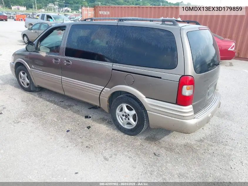 2003 Pontiac Montana M16 W/1Sa Pkg. VIN: 1GMDX13EX3D179859 Lot: 42397902