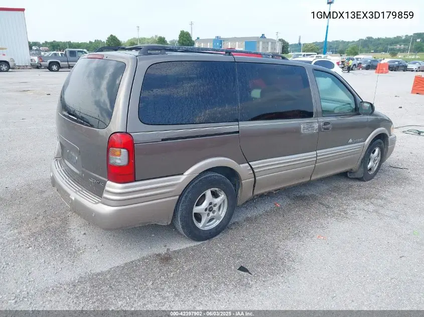 2003 Pontiac Montana M16 W/1Sa Pkg. VIN: 1GMDX13EX3D179859 Lot: 42397902