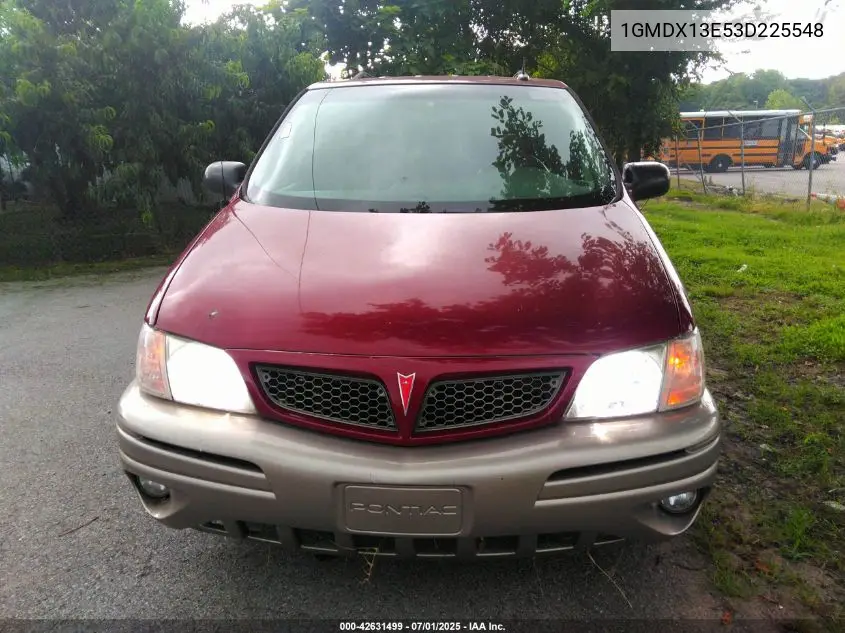 2003 Pontiac Montana M16 W/1Se Pkg. VIN: 1GMDX13E53D225548 Lot: 42631499