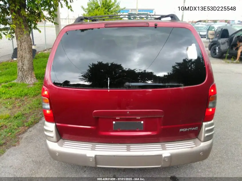2003 Pontiac Montana M16 W/1Se Pkg. VIN: 1GMDX13E53D225548 Lot: 42631499