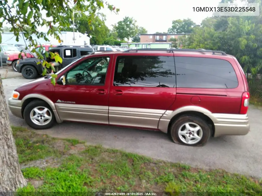 2003 Pontiac Montana M16 W/1Se Pkg. VIN: 1GMDX13E53D225548 Lot: 42631499