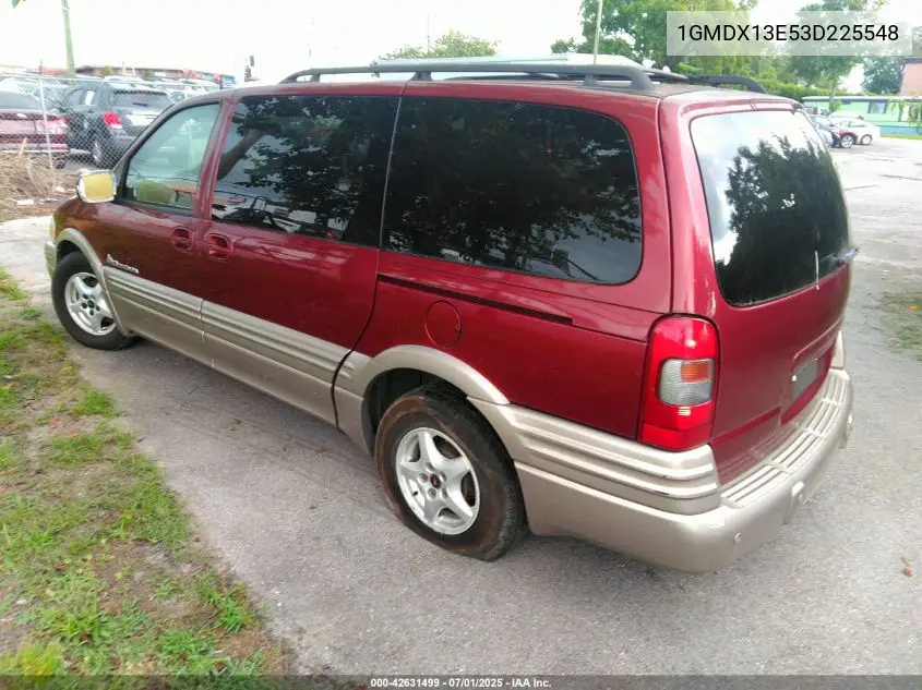 2003 Pontiac Montana M16 W/1Se Pkg. VIN: 1GMDX13E53D225548 Lot: 42631499