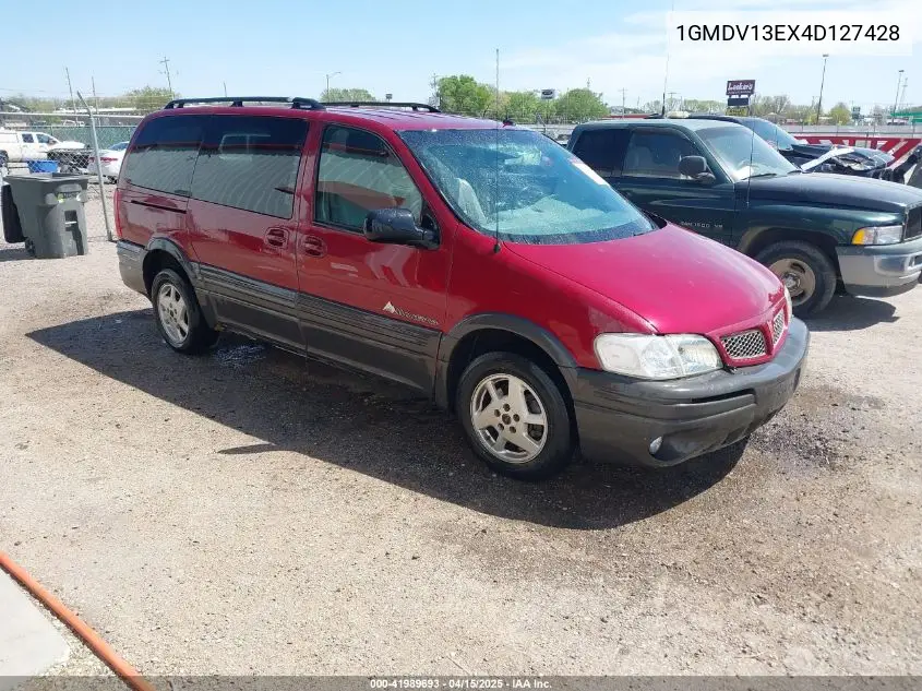 2004 Pontiac Montana T16 W/1Sx Pkg. VIN: 1GMDV13EX4D127428 Lot: 41989693